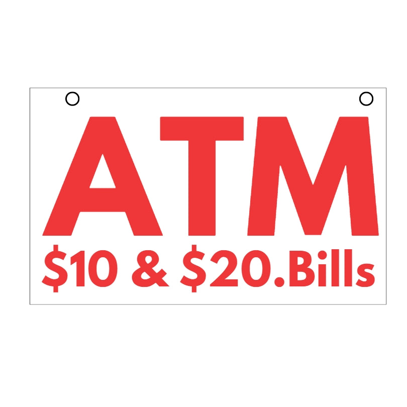 Atm Card Sign ATM Sign – ATM Depot Inc
